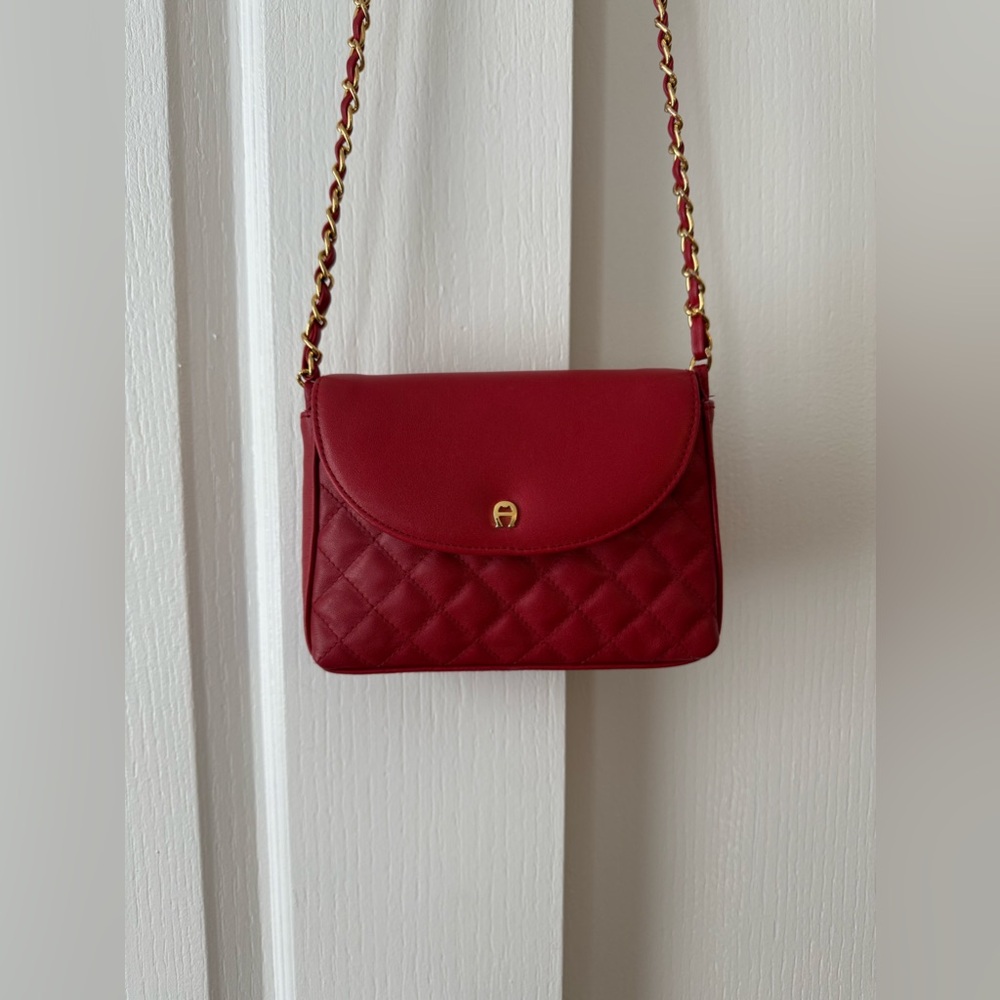 Etienne Aigner Genuine Leather Mini Shoulder Bag
